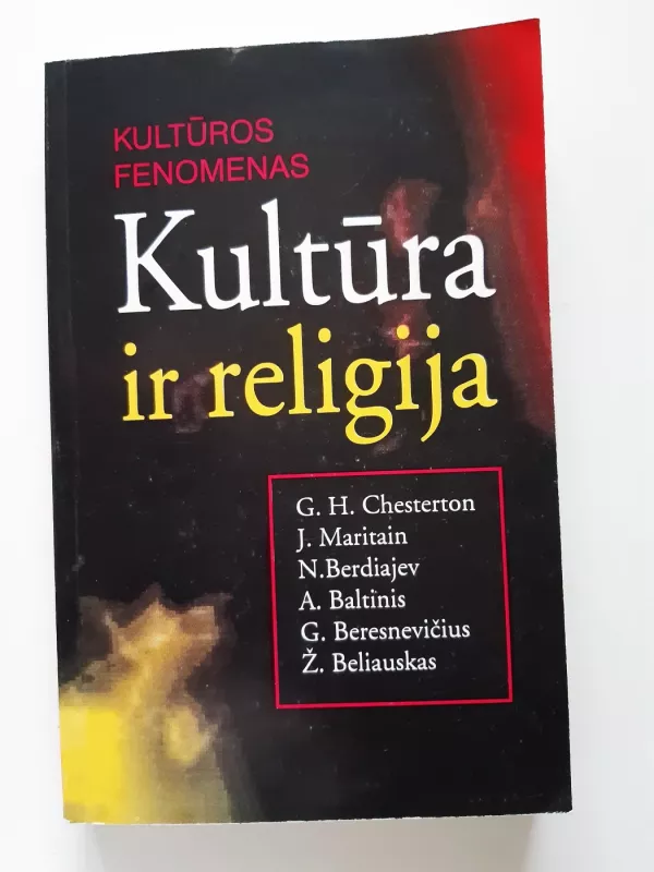 Kultūra ir religija - Gintaras Beresnevičius, knyga 2