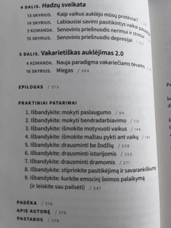 Primirštas auklėjimo menas - Michaleen Doucleff, knyga 5