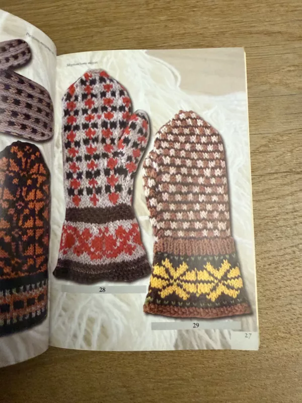 Pirštinių mezgimas virbalais 2 - Vitalija Bagdžiūnienė, knyga 5