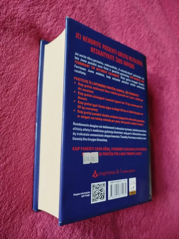 4 valandos kūnui - Timothy Ferriss, knyga 6