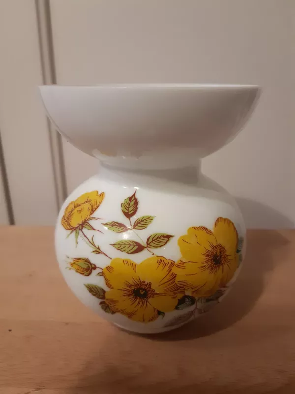 Gėlėmis dekoruota vazelė - , namai ir interjeras 2