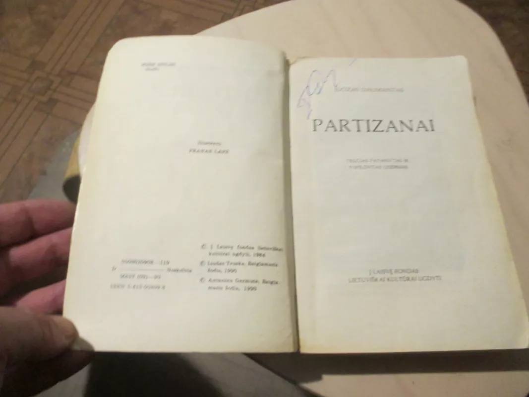 Partizanai - Juozas Daumantas, knyga 6