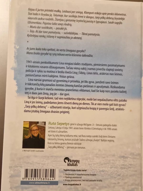 Tarp pilkų debesų - Šepetys Ruta, knyga 3