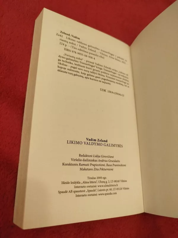 Likimo valdymo galimybės TRNSERFINGAS - Vadim Zeland, knyga 4