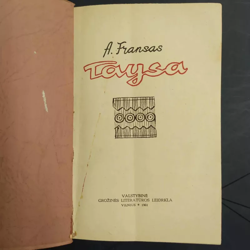 Taysa - Anatolis Fransas, knyga 2