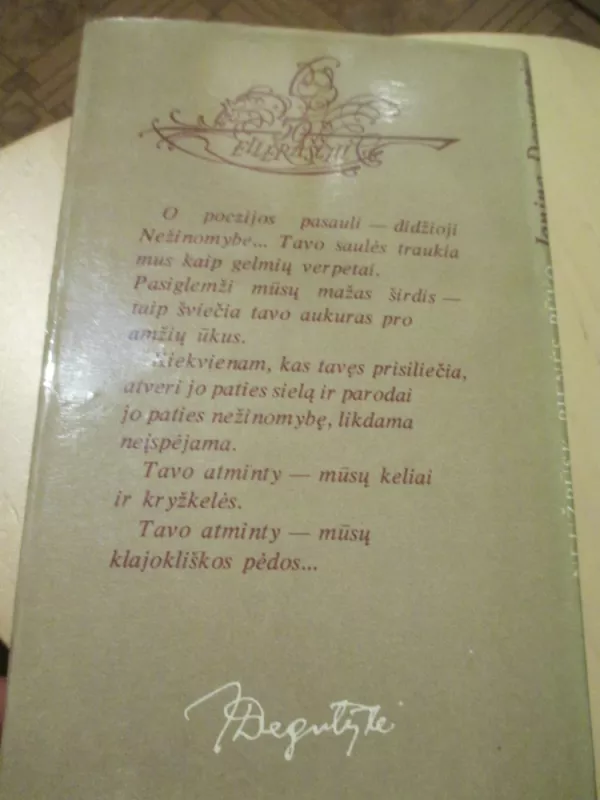 Neužpūsk pienės pūko - Janina Degutytė, knyga 5