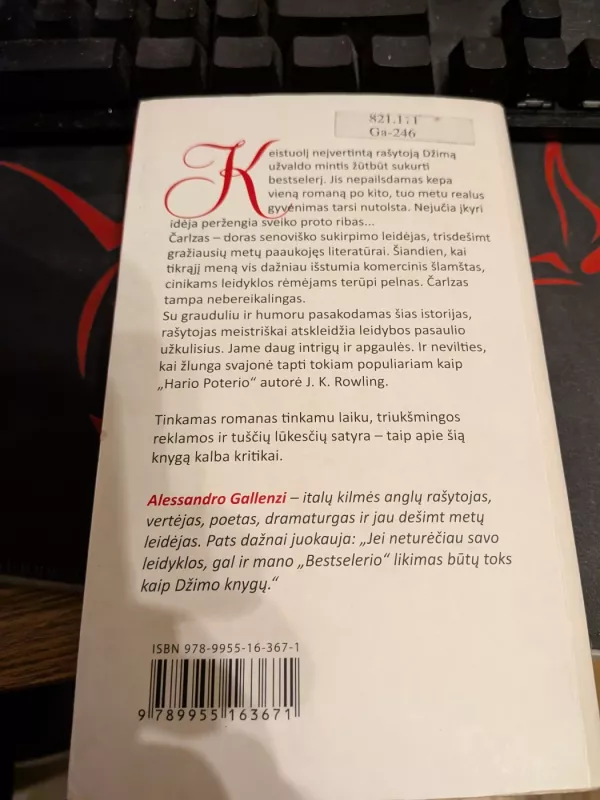 Bestseleris - Alessandro Gallenzi, knyga 3