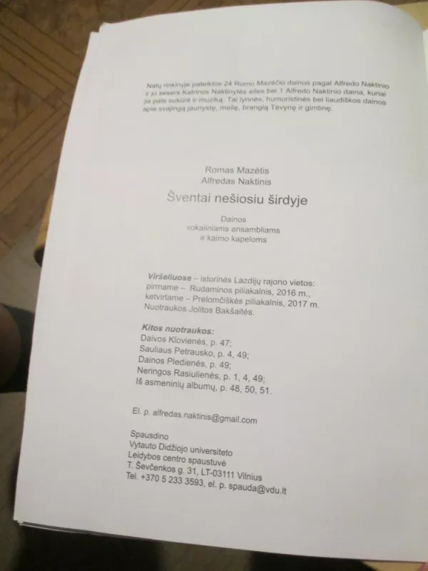 Šventai nešiosiu širdyje - alfredas naktinis, knyga 4