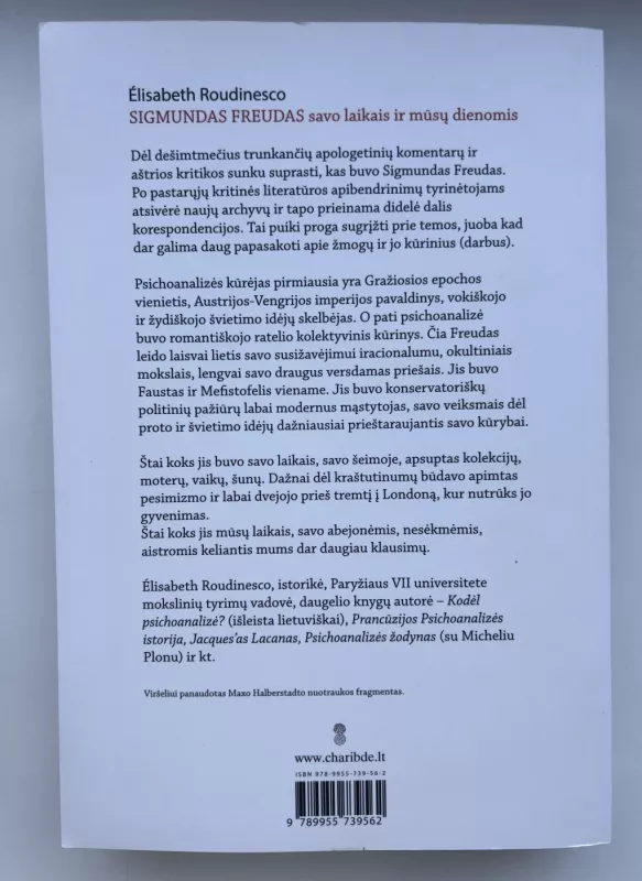 Sigmundas Freudas savo laikais ir mūsų dienomis - Elizabeth Roudinesco, knyga 3