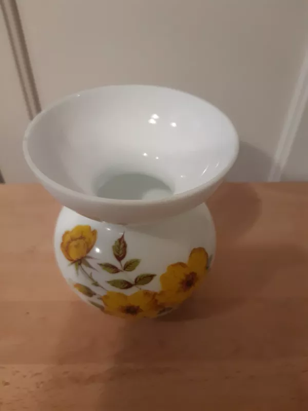 Gėlėmis dekoruota vazelė - , namai ir interjeras 3