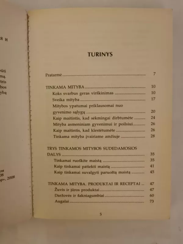 Mityba sveikatai ir ilgaamžiškumui - Kacudzo Niši, knyga 3