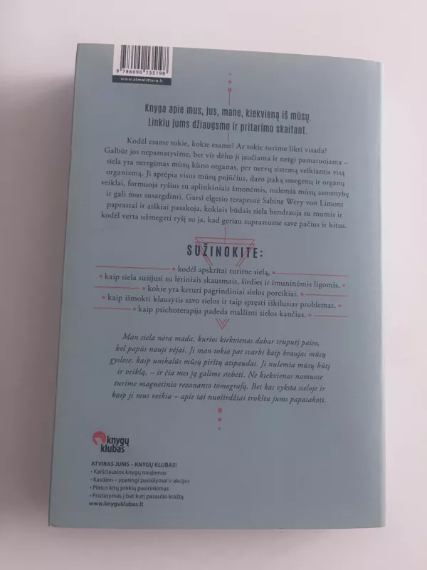 Paslaptingas sielos gyvenimas - Sabine Wery Von Limont, knyga 3