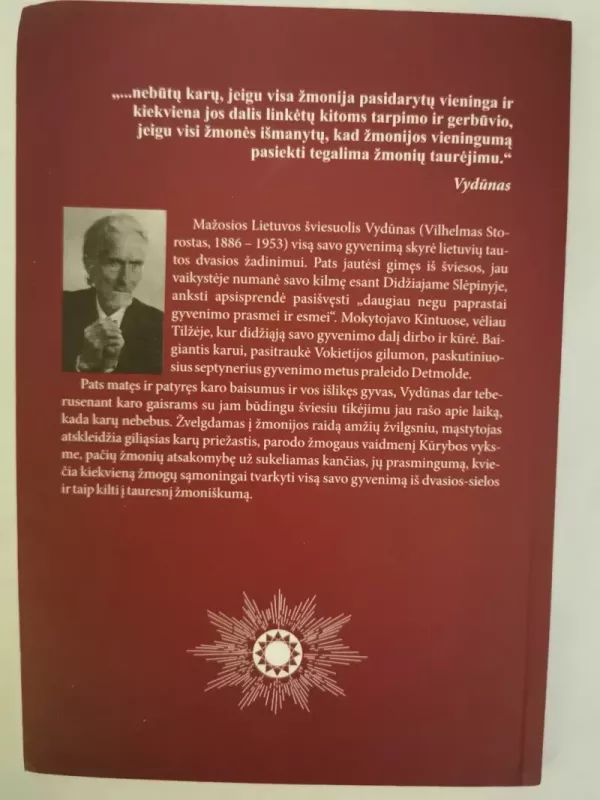 Tauresnio žmoniškumo užtekėjimas (Kada karų nebebus) -   Vydūnas, knyga 5