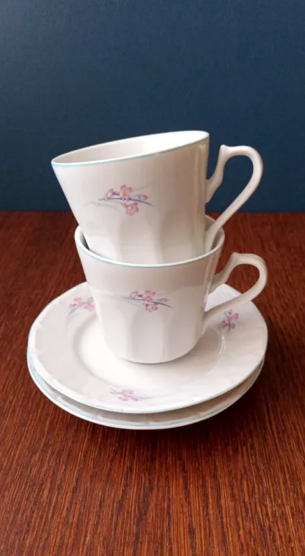 Puodeliai su lėkštute, 2vnt., Stipo Dorohoi - , namai ir interjeras 6