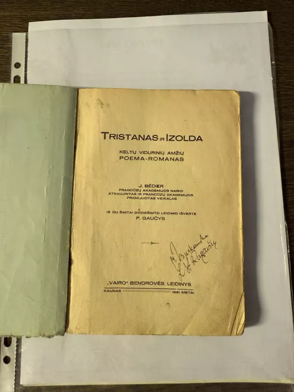 Tristanas ir Izolda - Joseph Bedier, knyga 3