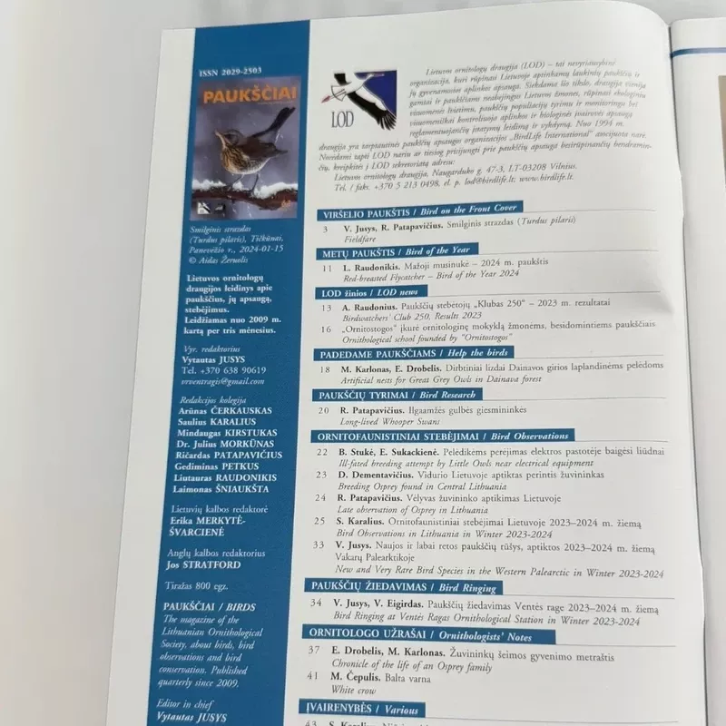 Paukščiai. Norintiems stebėti ir pažinti. - Autorių kolektyvas, knyga 2