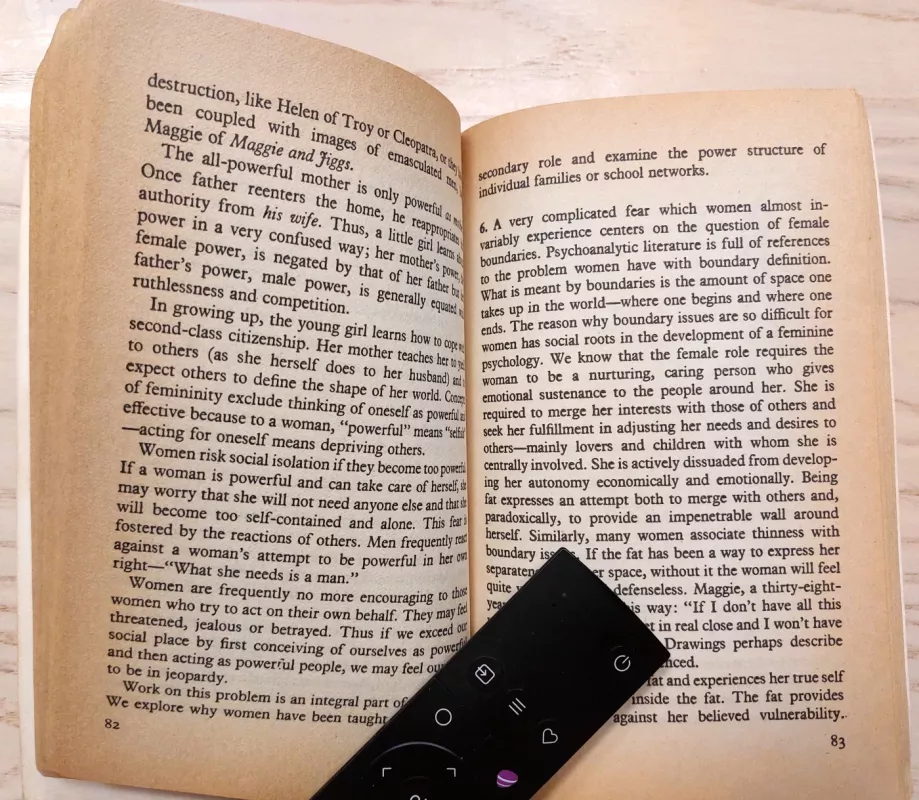 Fat Is A Feminist Issue: How to Lose Weight Permanently- Without Dieting - Susie Orbach, knyga 6