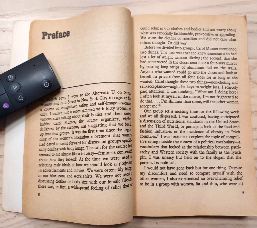 Fat Is A Feminist Issue: How to Lose Weight Permanently- Without Dieting - Susie Orbach, knyga 5