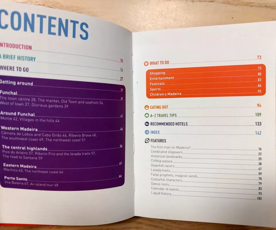 Insight Guides Pocket Madeira (Travel Guide with Free E Book and pull-out map) - Insight Guides, knyga 4