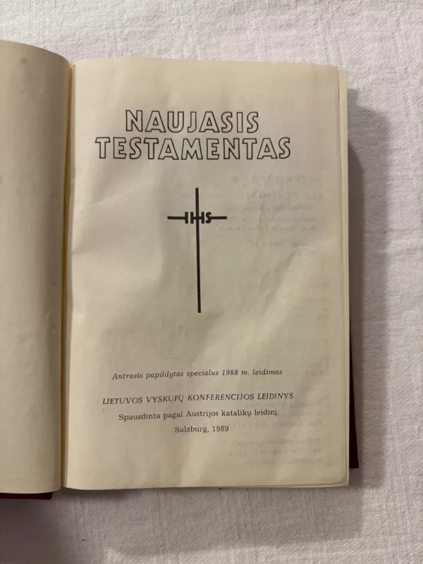 Naujasis testamentas - Autorių Kolektyvas, knyga 3