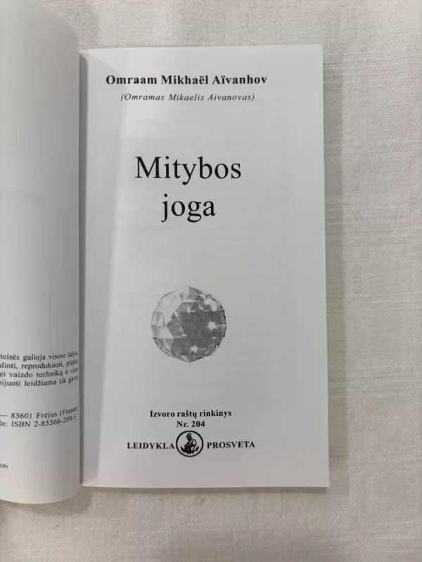 Mitybos joga - Omramas Mikaelis Aivanovas, knyga 3