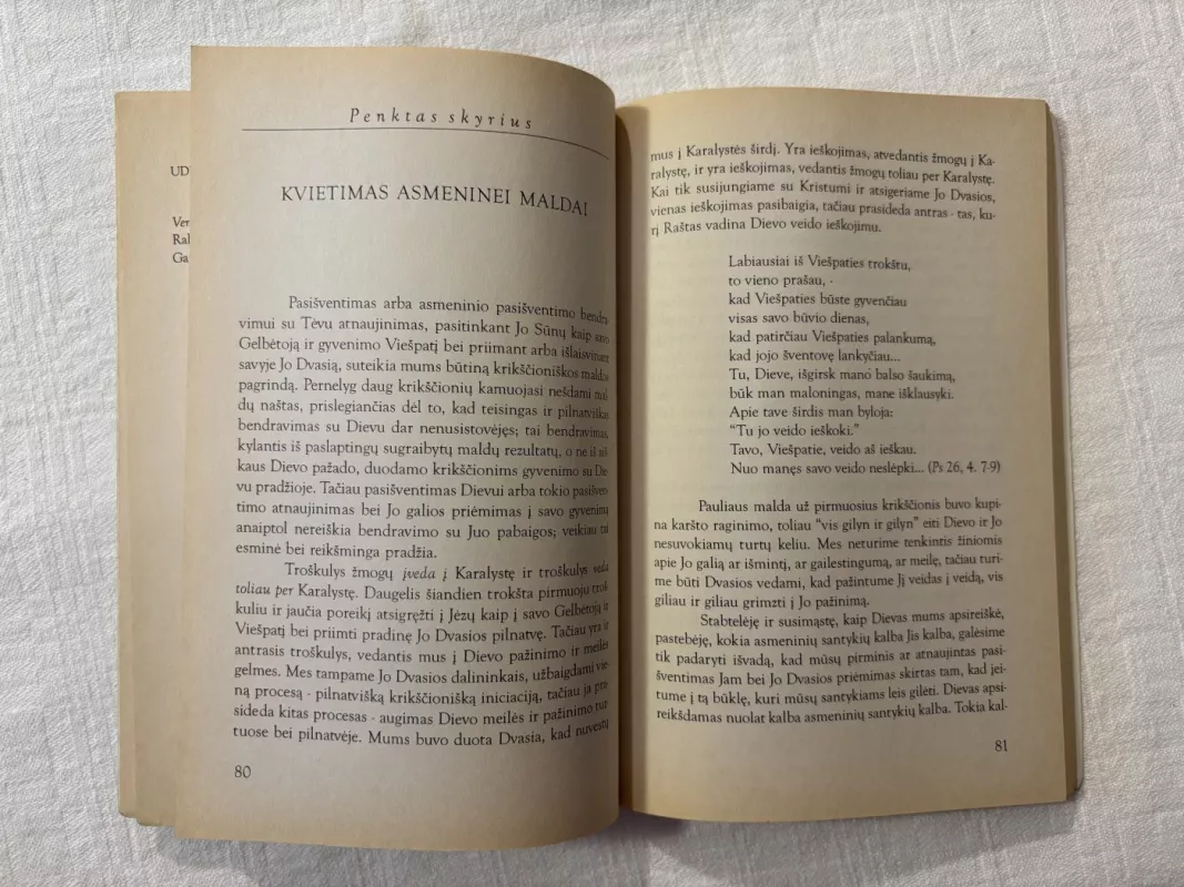 DIEVO ALKIS. Asmeninės maldos praktikos vadovas - Ralph Martin, knyga 4
