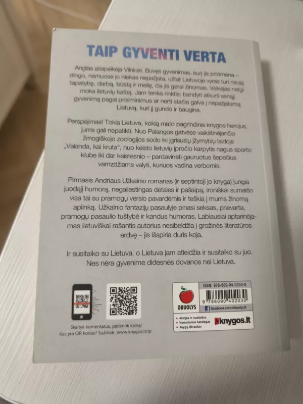 Taip gyventi verta - Andrius Užkalnis, knyga 3