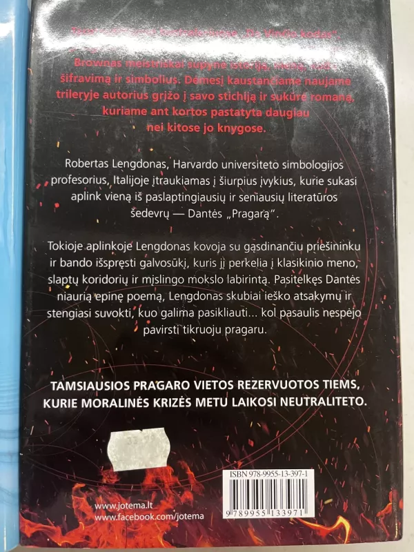 Inferno - Dan Brown, knyga 4