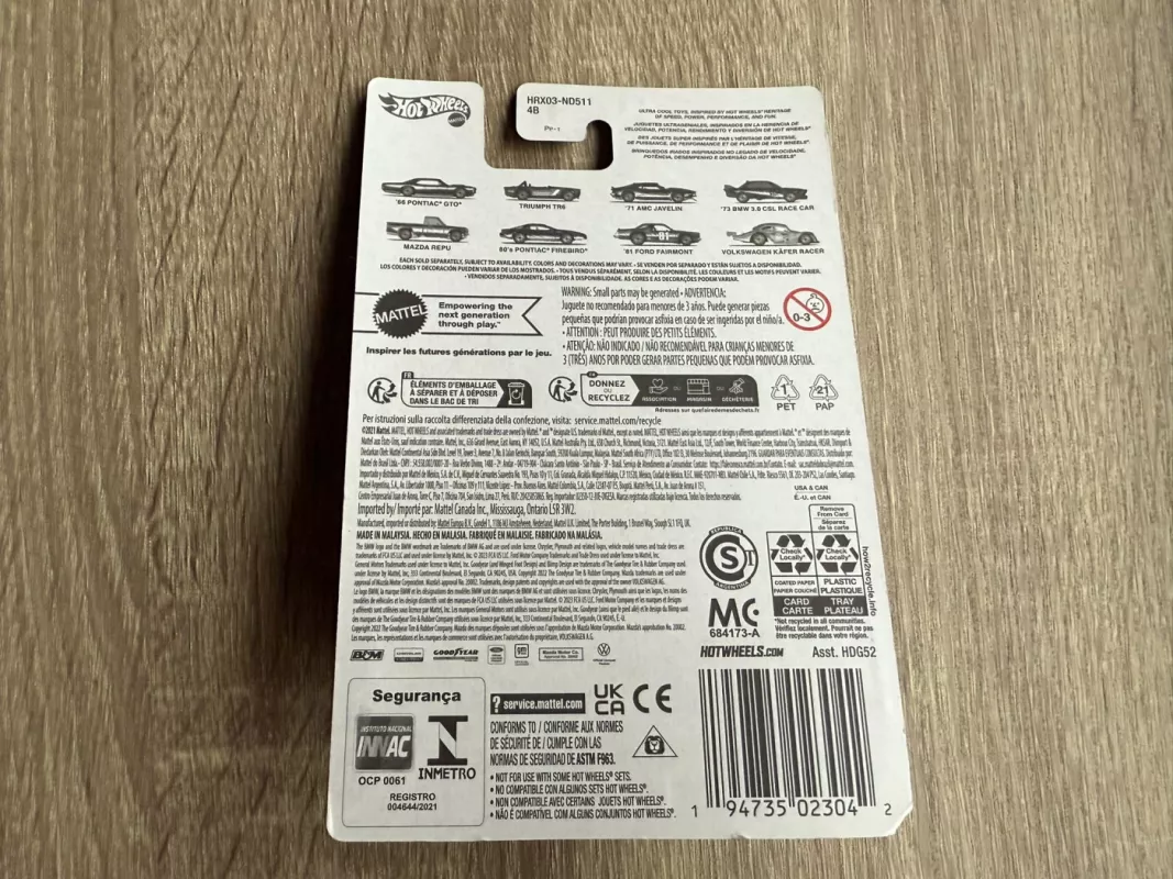 73 BMW 3.0 CSL Race Car Ultra Hots Hot Wheels - , namai ir interjeras 6