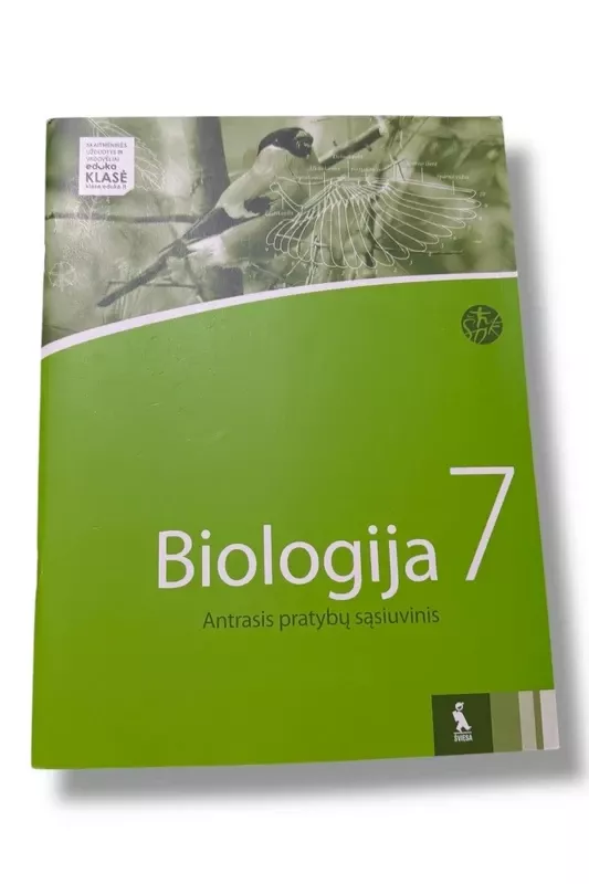Biologija. 7 klasei, Antrasis pratybų sąsiuvinis (serija „Šok“) - Jūratė Mikulevičiūtė  Margarita Purlienė  Laima Firstova, knyga 2