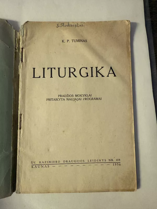 Liturgika - K. P. Tuminas, knyga 3