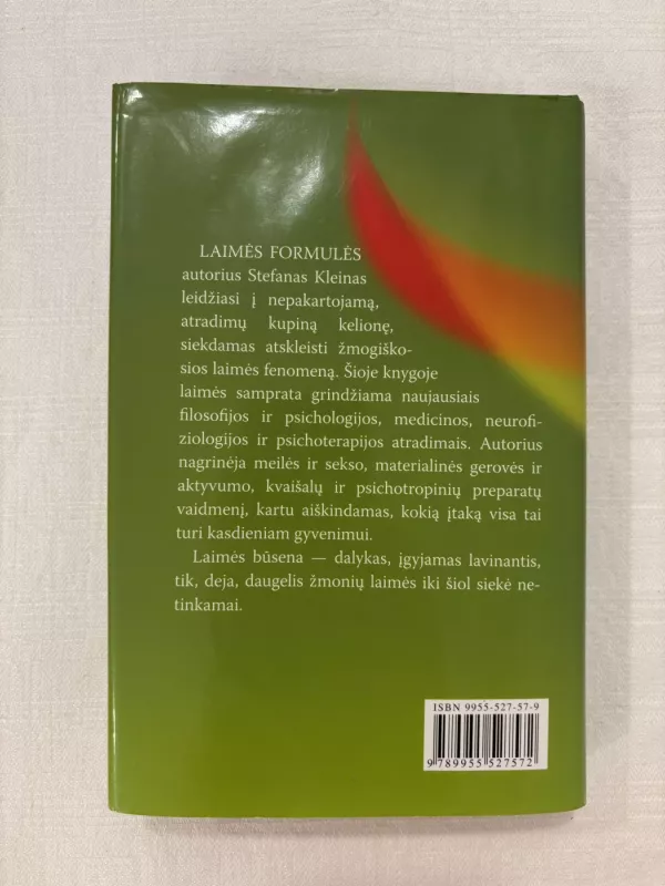 Laimės formulė - Stefan Klein, knyga 6