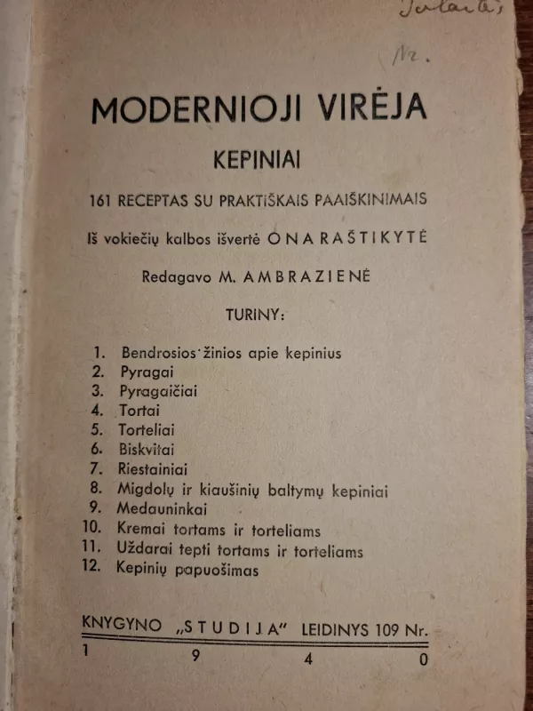 Modernioji virėja (kepiniai) - M. Ambrazienė, knyga 2