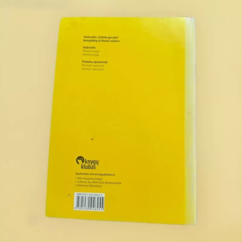 Pažink gyvybę. Biologijos pratybos 9 klasei, 2-asis sąsiuvinis - Laima Molienė ir Stasys Molis, knyga 2