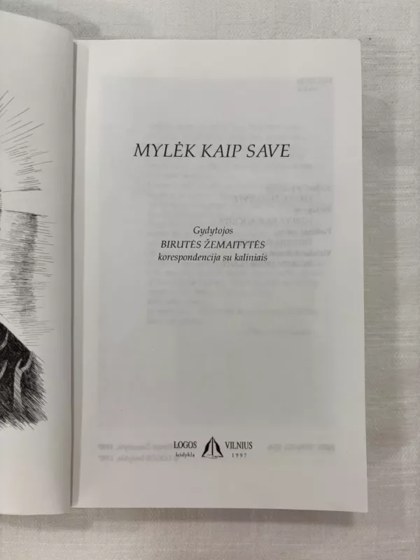 Mylėk kaip save - Birutė Žemaitytė, knyga 3