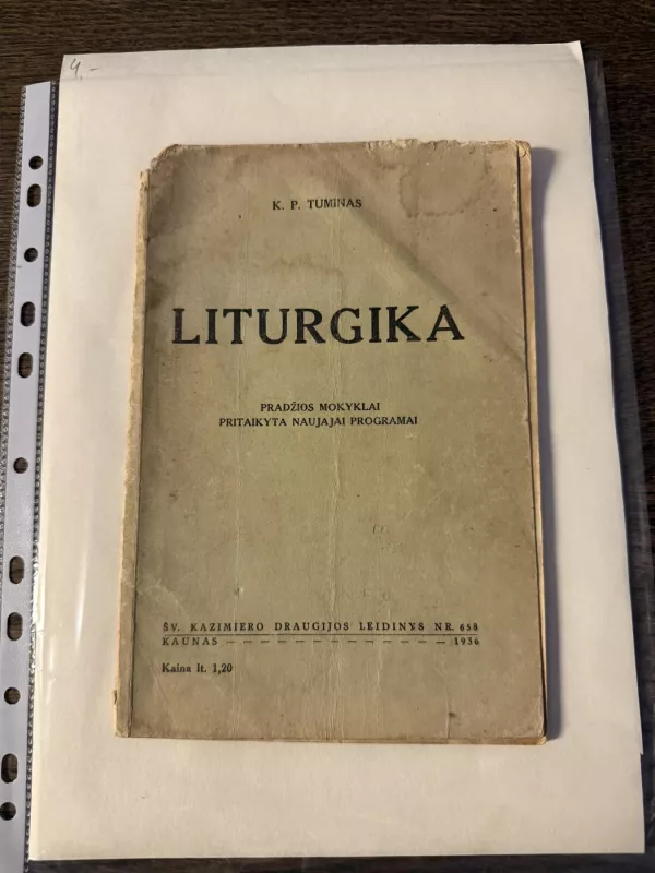Liturgika - K. P. Tuminas, knyga 2