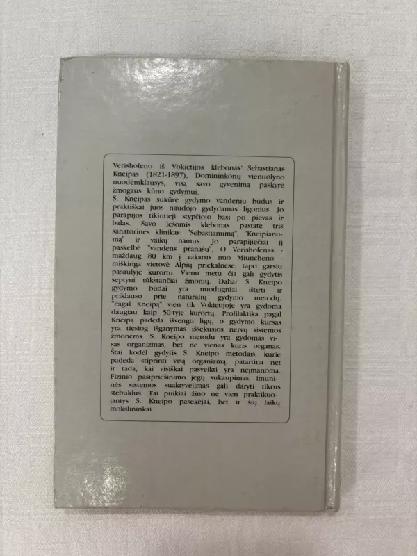 Gydymas vandeniu ir augalais - Sebastianas Kneipas, knyga 5