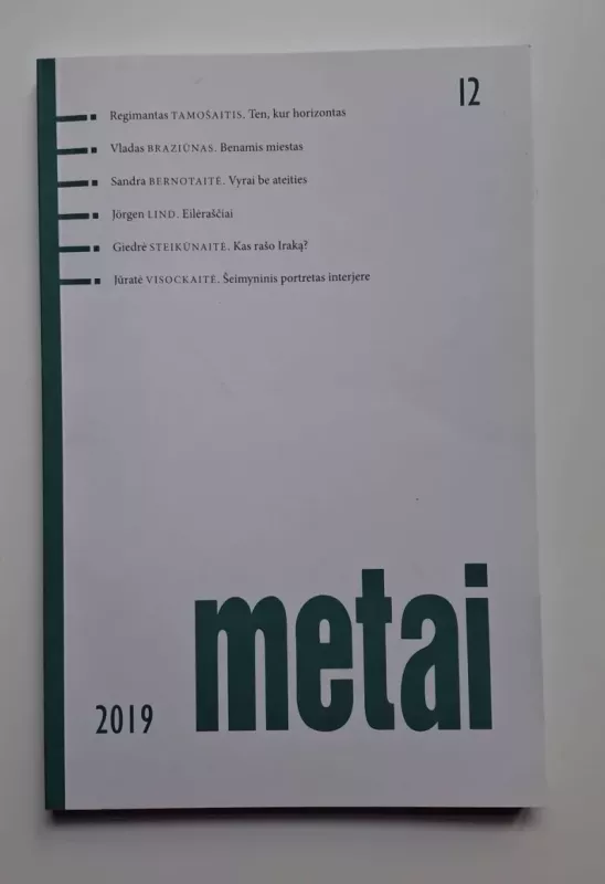 Metai, 2019 Nr. 12 - Daug autorių, knyga 2