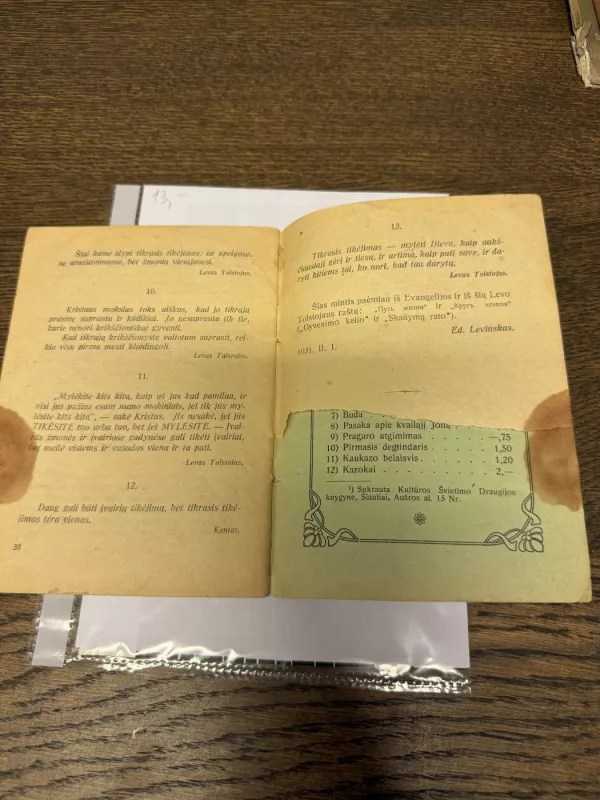 Žodis dvasininkams - Levas Tolstojus, knyga 6