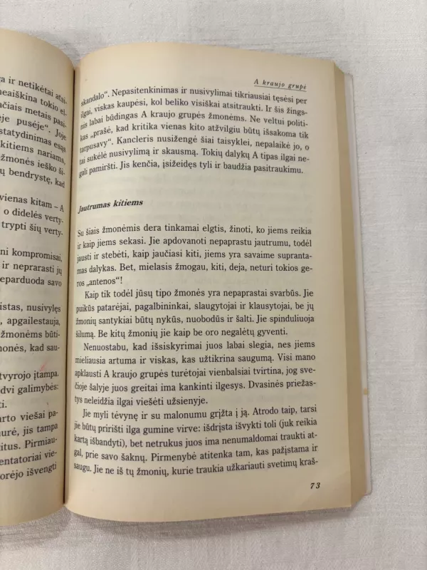 Ką atskleidžia kraujo grupė - Jorg Eikmann, knyga 4