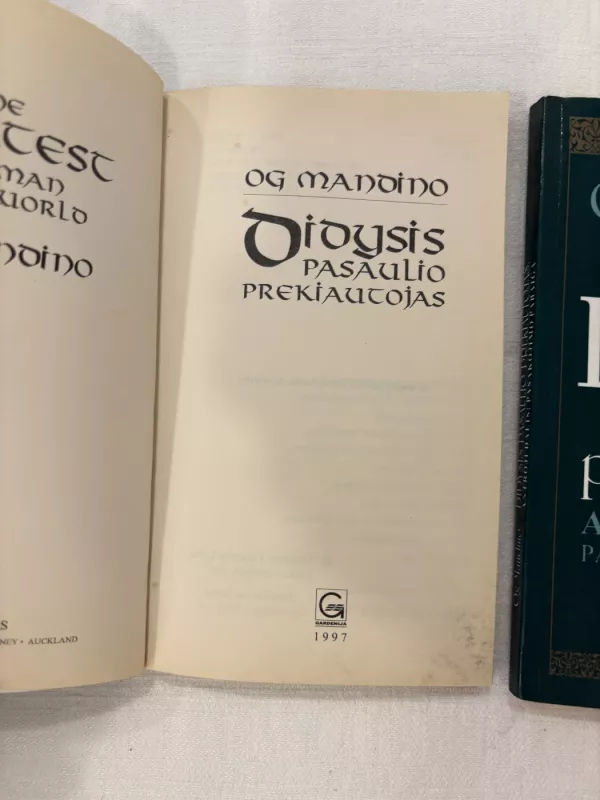 Didysis pasaulio prekiautojas. I ir II dalys - Og Mandino, knyga 3