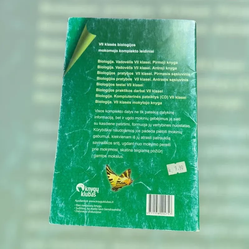 Biologijos pratybos 7 klasei. Antrasis sąsiuvinis - J. Mikulevičiūtė, M.  Purlienė, K.  Grinkevičius, knyga 3