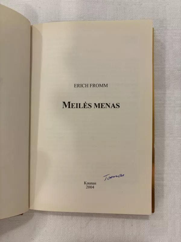 Meilės menas - Erich Fromm, knyga 3