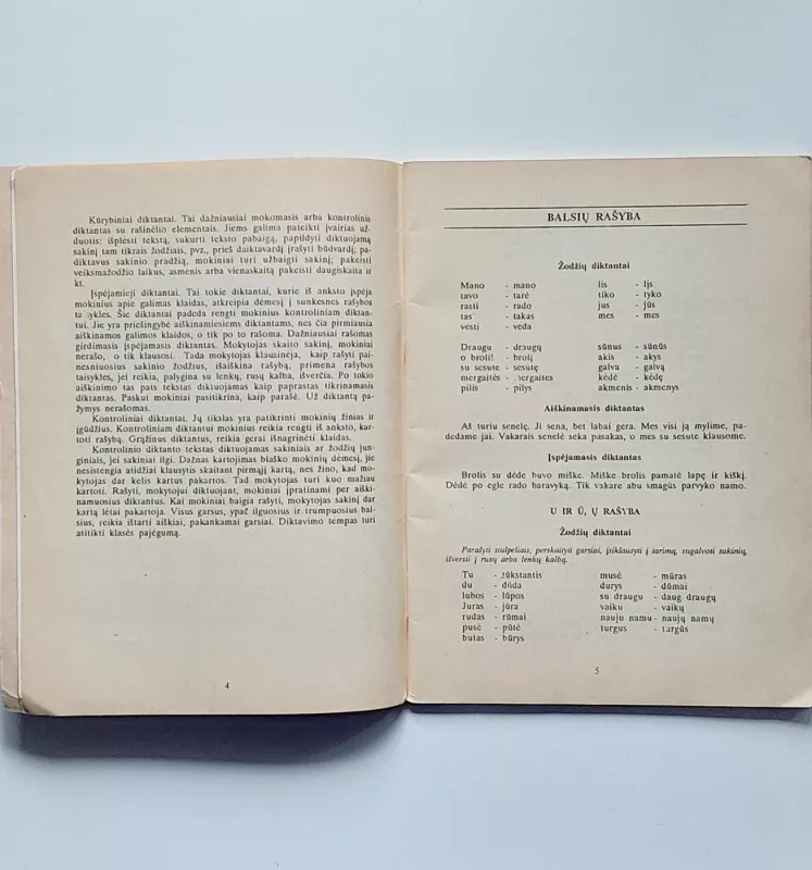 Lietuvių kalbos diktantai lenkų ir rusų mokyklų V-VI klasei - Rūta Krupenkienė, knyga 6
