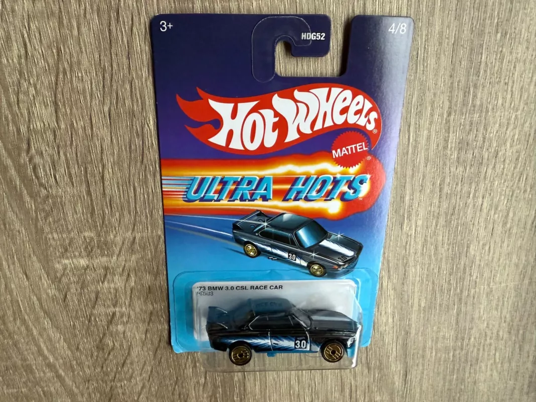 73 BMW 3.0 CSL Race Car Ultra Hots Hot Wheels - , namai ir interjeras 5