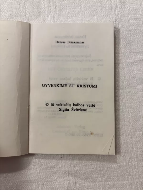 Gyvenkime su Kristumi - Hansas Brinkmanas, knyga 3