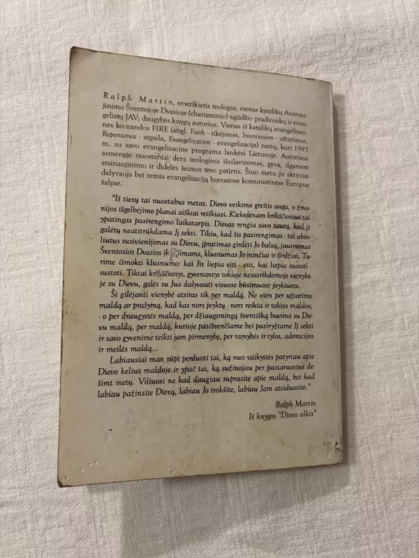 DIEVO ALKIS. Asmeninės maldos praktikos vadovas - Ralph Martin, knyga 6