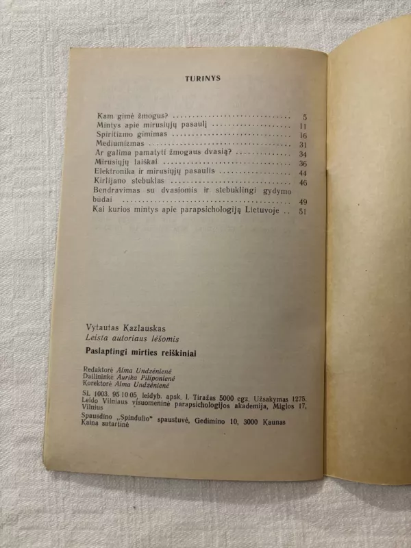Paslaptingi mirties reiškiniai - Vytautas Kazlauskas, knyga 5