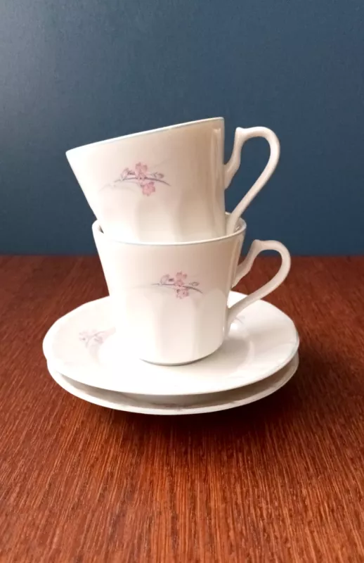 Puodeliai su lėkštute, 2vnt., Stipo Dorohoi - , namai ir interjeras 2