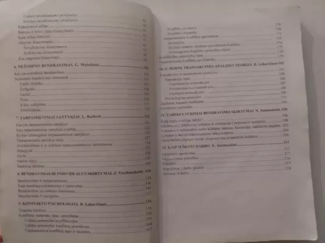 Bendravimo psichologija - Autorių kolektyvas, red. J. Almonaitienė, knyga 6